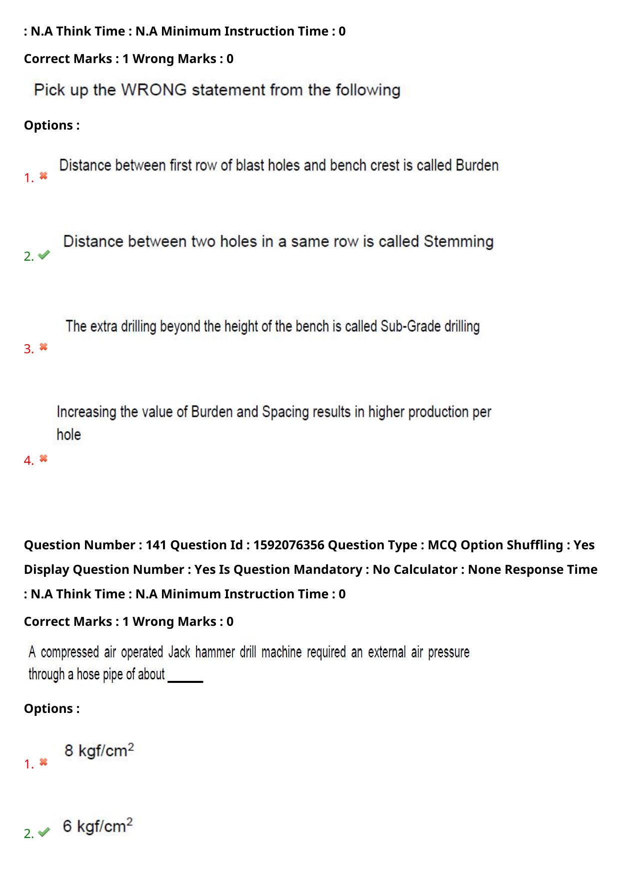 TS ECET 2023 Mining Engineering Question Paper - Page 94