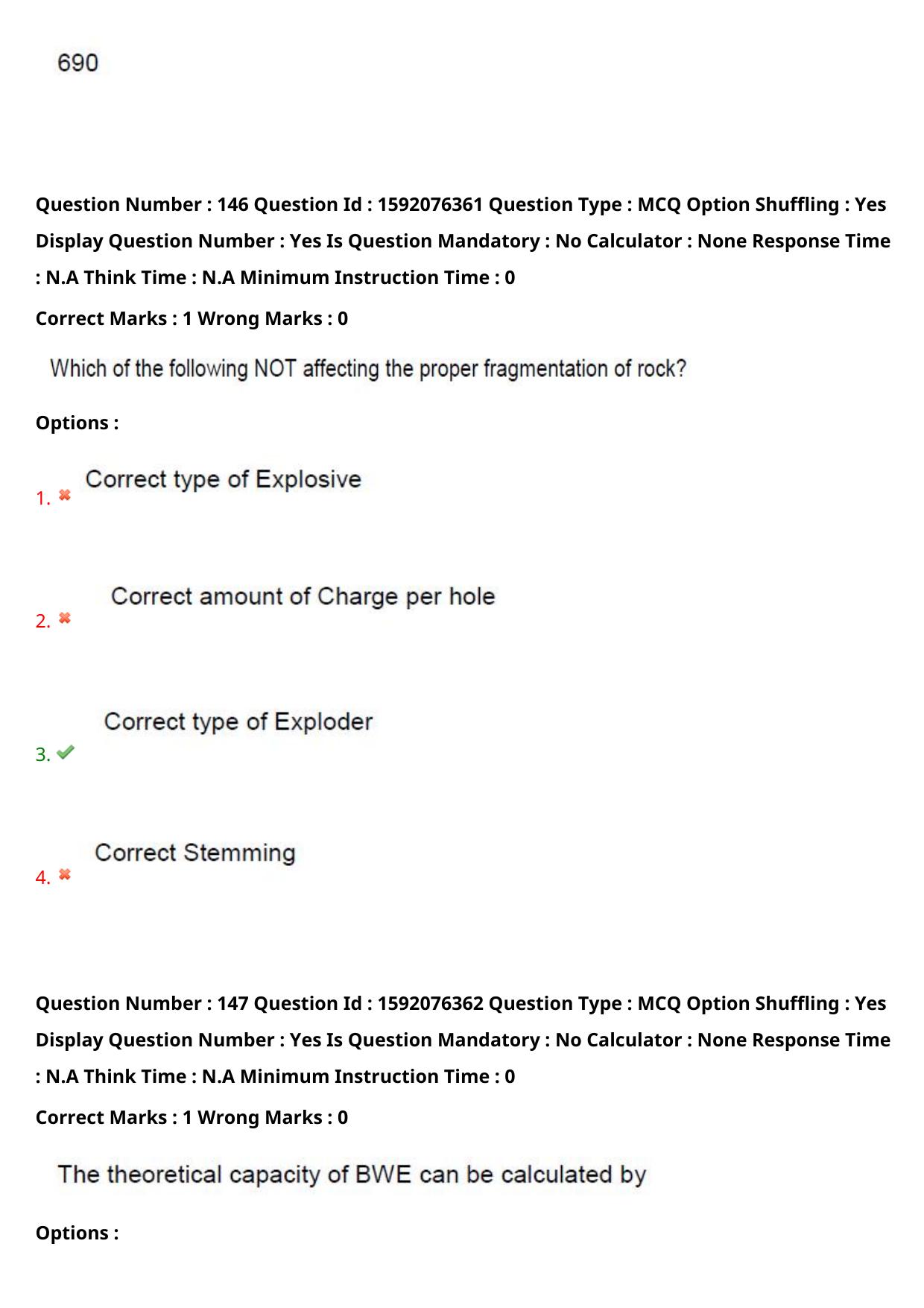 TS ECET 2023 Mining Engineering Question Paper - Page 98