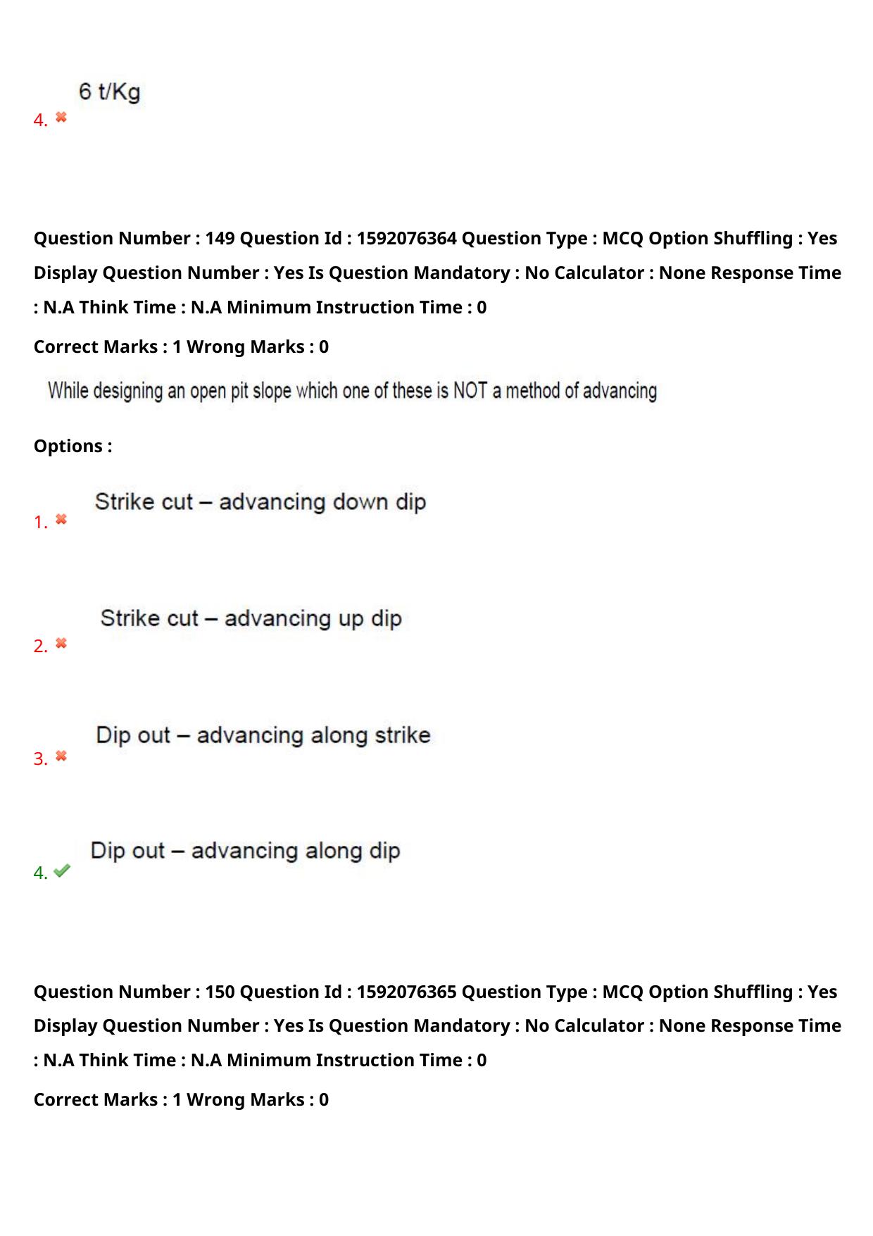 TS ECET 2023 Mining Engineering Question Paper - Page 100