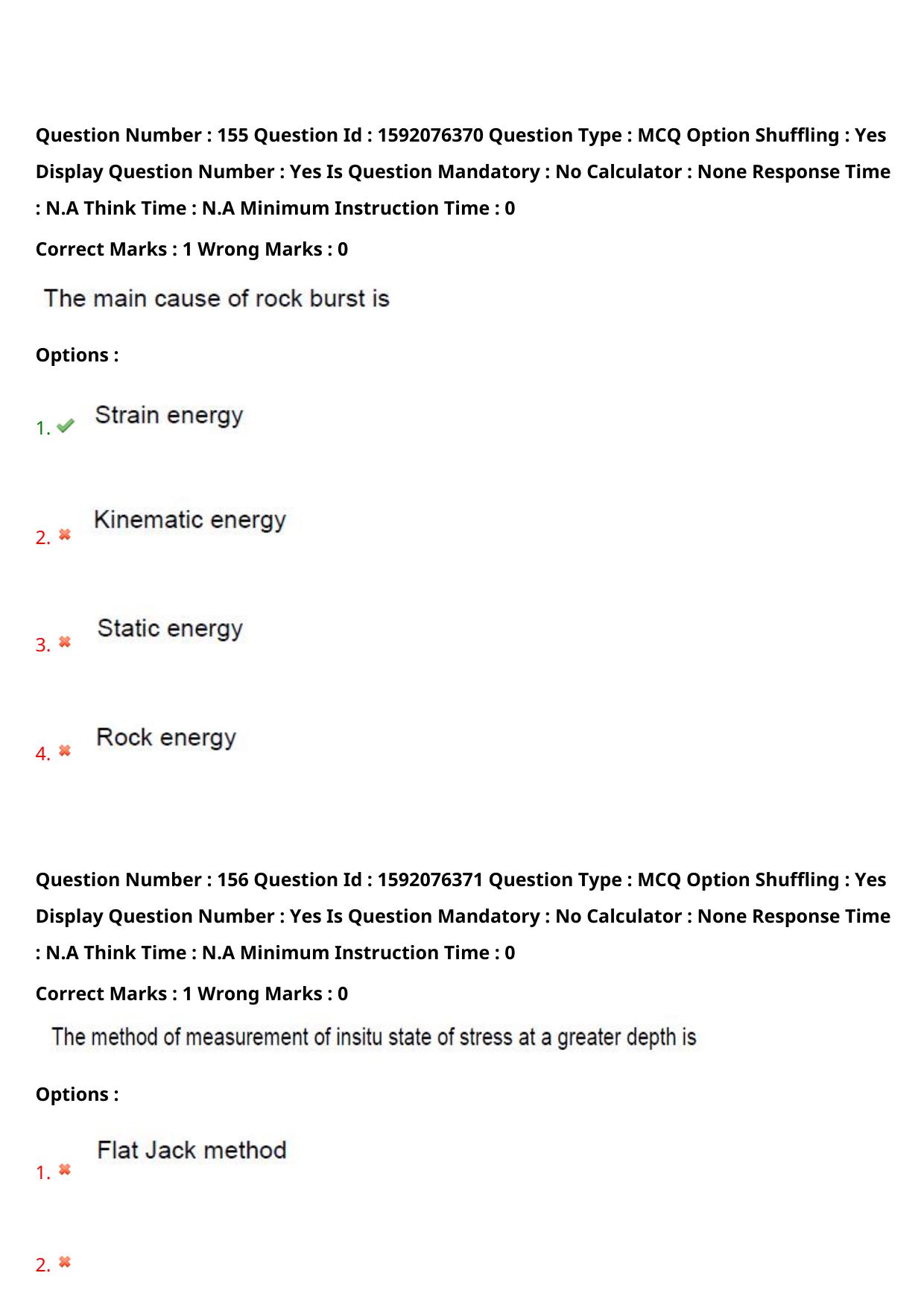 TS ECET 2023 Mining Engineering Question Paper - Page 104