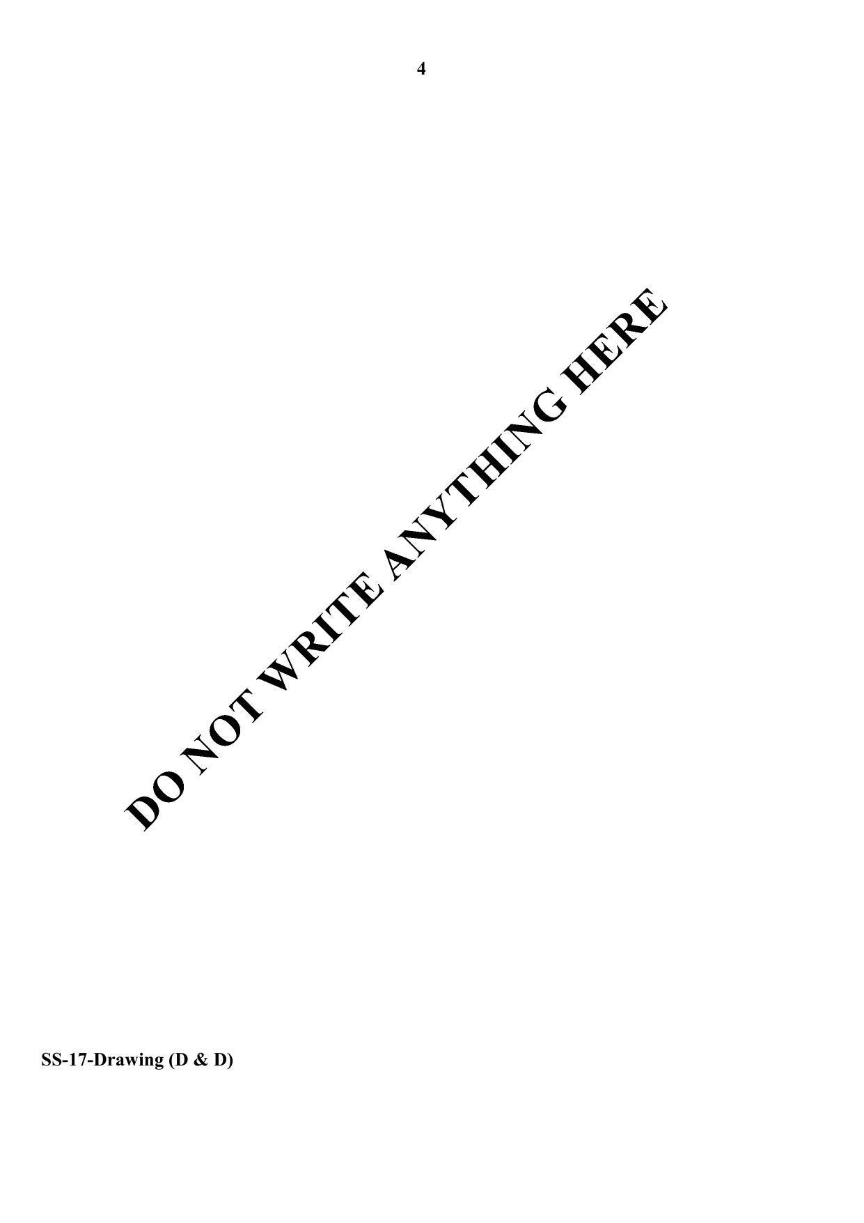 RBSE Class 12 DRAWING-D&D 2020 Question Paper - Page 4