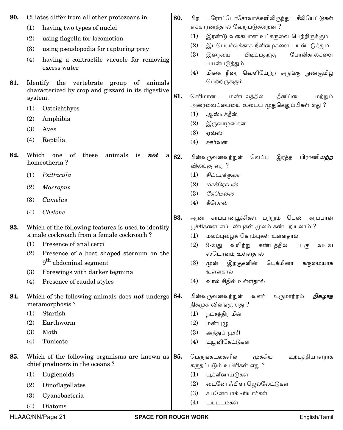NEET Tamil NN 2018 Question Paper - Page 21