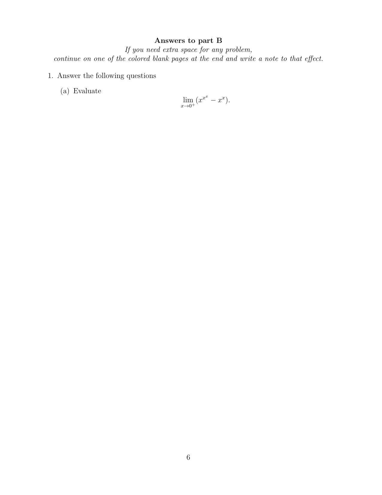 CMI Entrance Exam 2017 Question Paper B.Sc (Hons.) Mathematics and Computer Science - Page 6