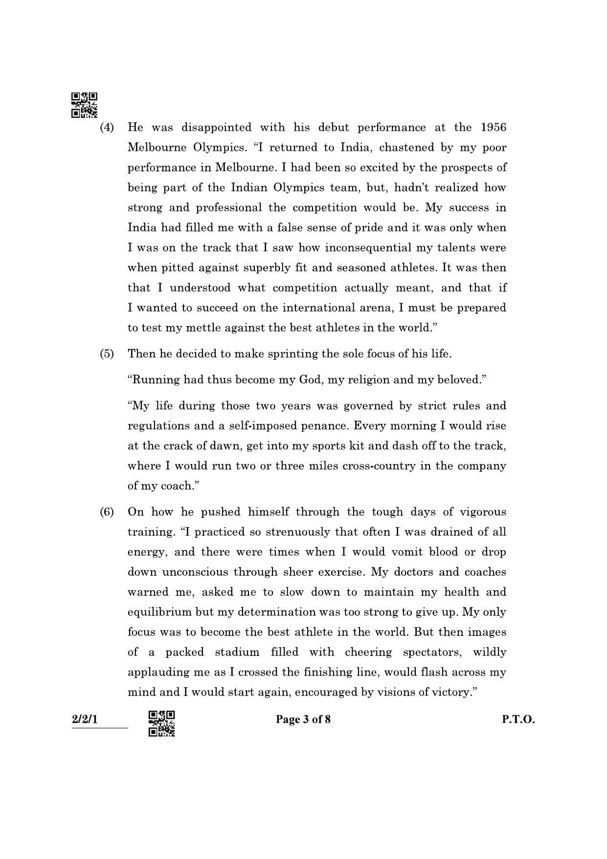 CBSE Class 10 2-2-1 (English L & L) 2022 Question Paper - Page 3