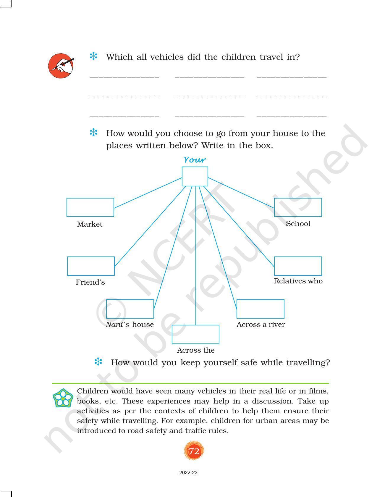 NCERT Book for Class 3 EVS Chapter 11-From Here to There - Page 5