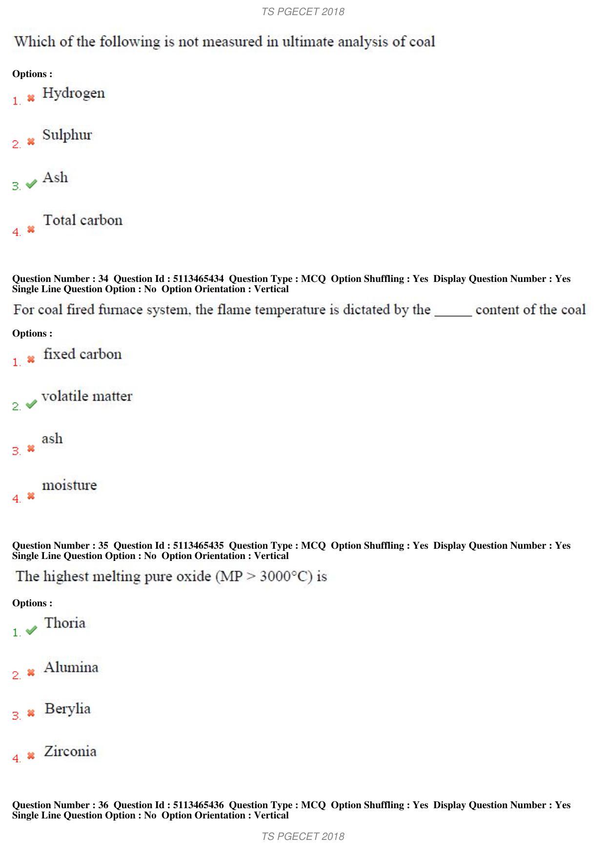 TS PGECET 2018: Metallurgical Engineering Question Papers - Page 13