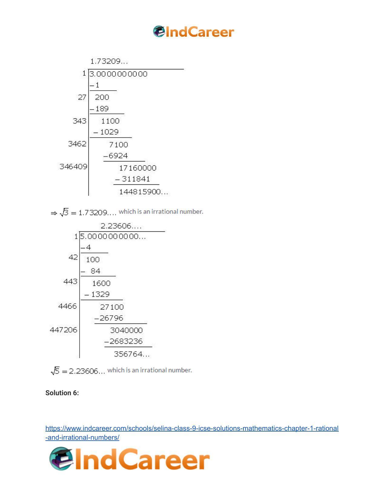 Selina Class 9 ICSE Solutions Mathematics : Chapter 1 - Rational and Irrational Numbers - Page 27