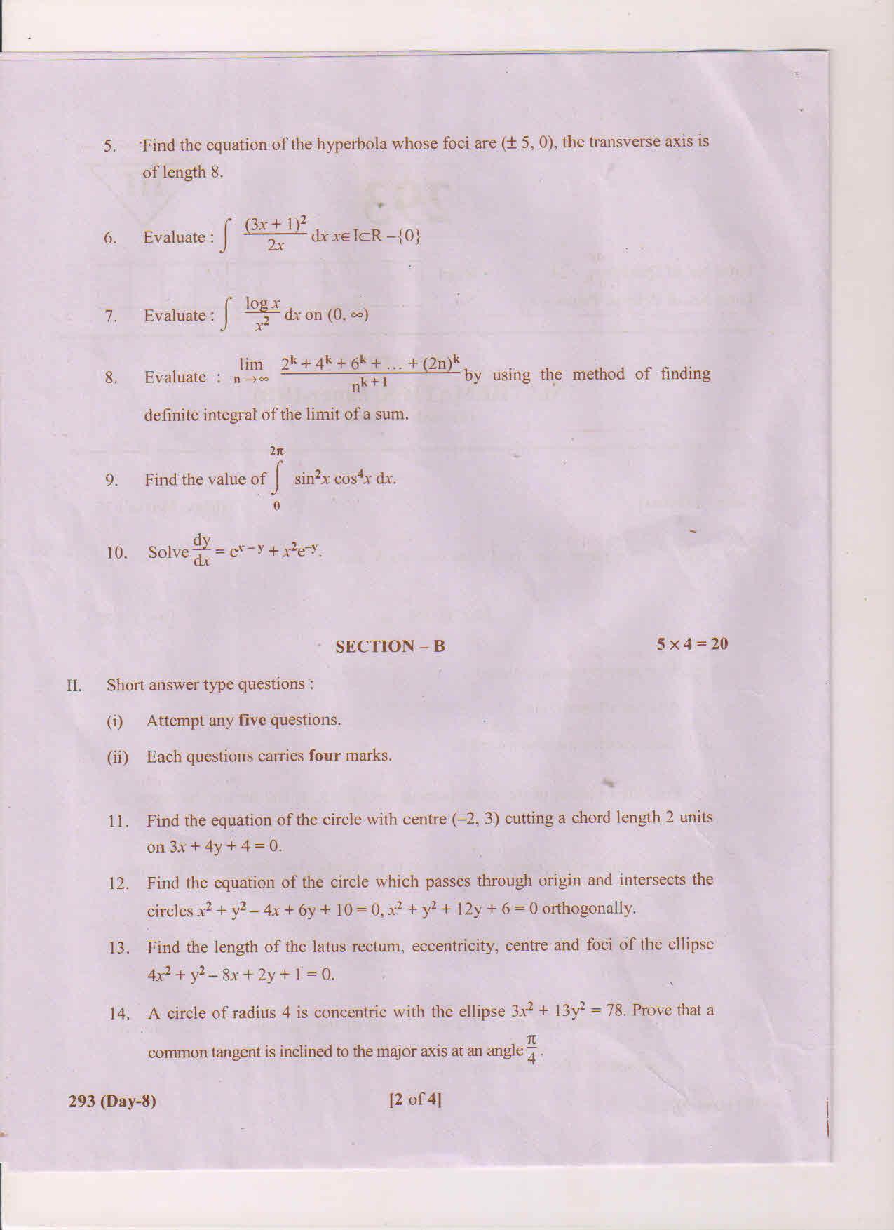 AP Inter 2nd Year Mathematics-IIB (EM) May 2018 (General) Question Paper - Page 2