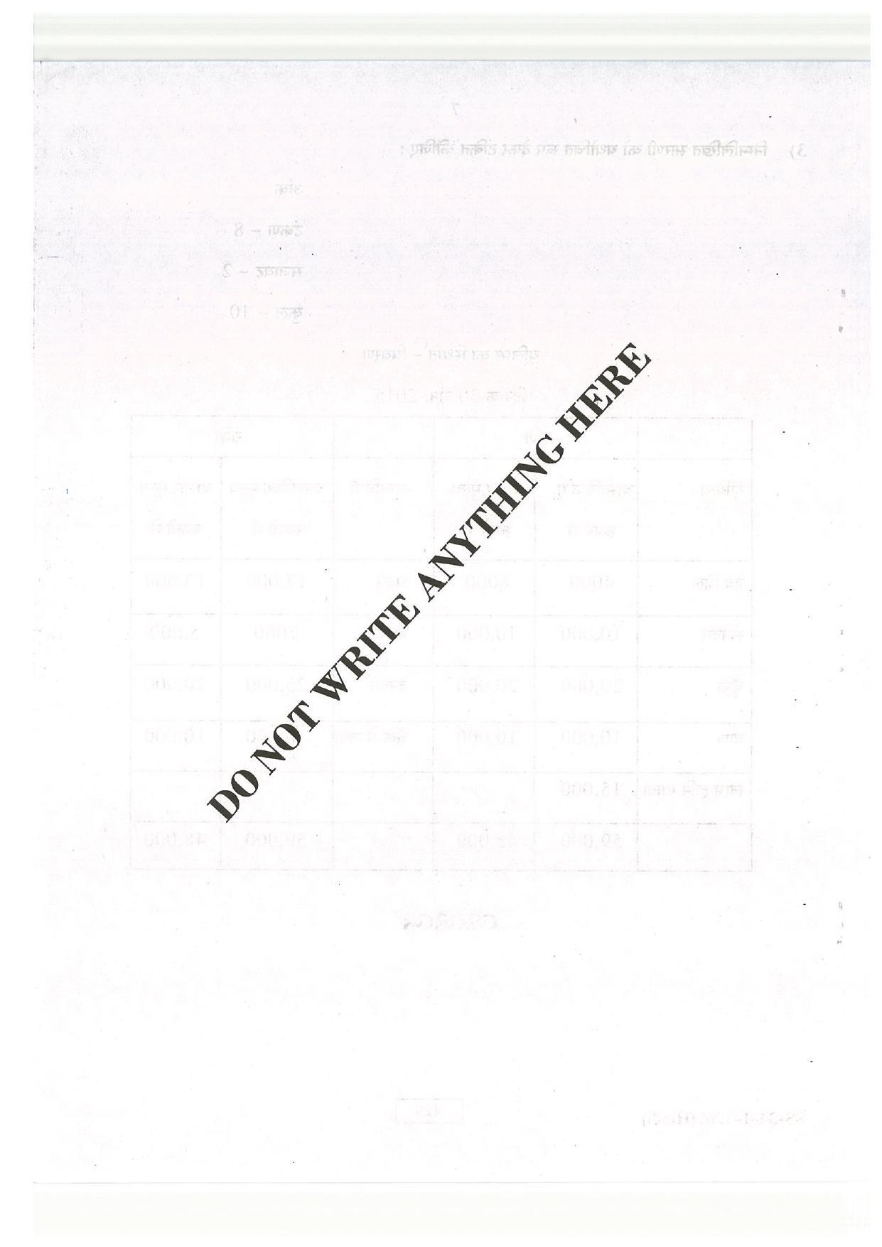 Class 12 2016 Typewriting Hindi RBSE Question Paper - Page 8