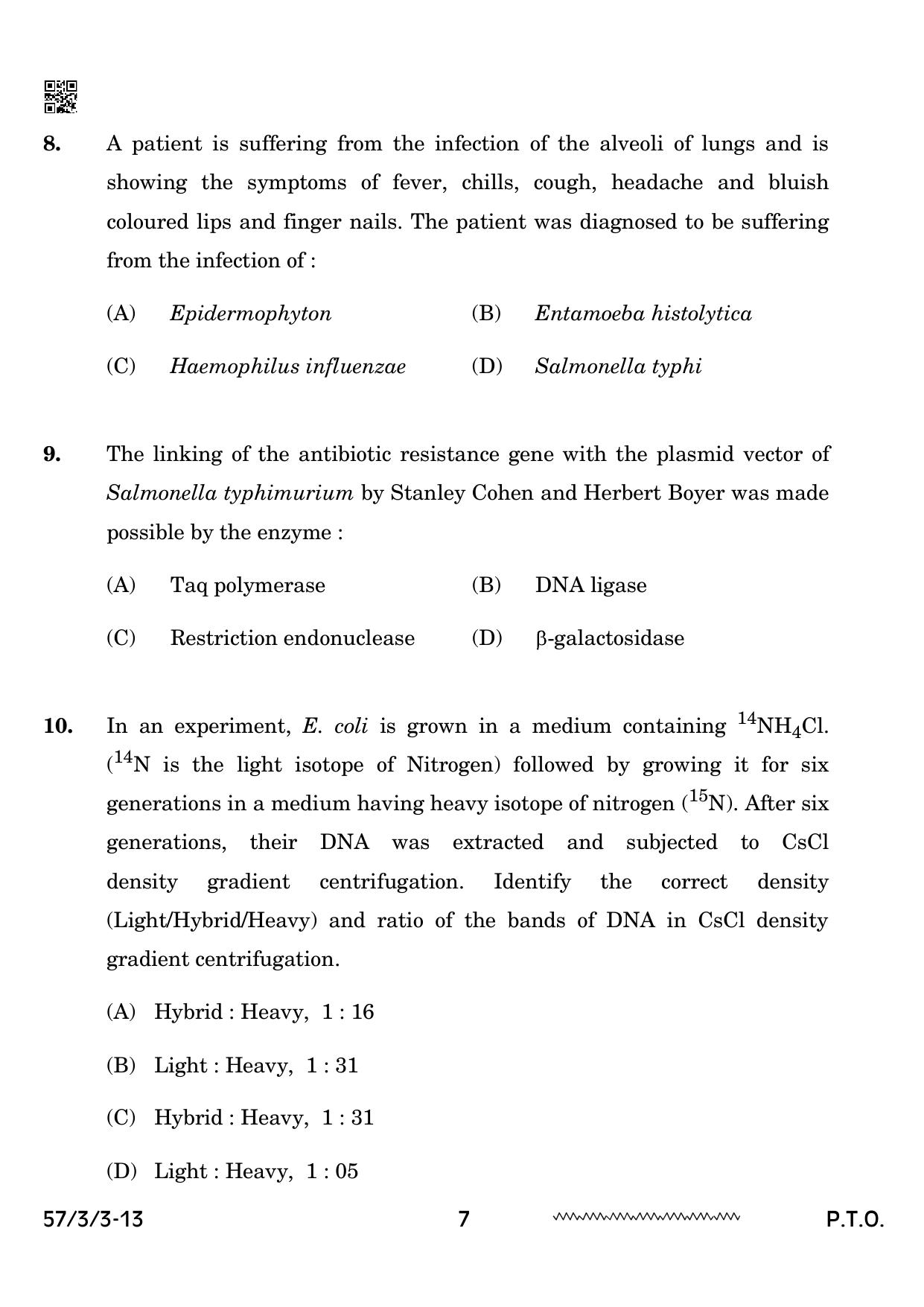 CBSE Class 12 57 3 3 Biology 2024 Question Paper - Page 7