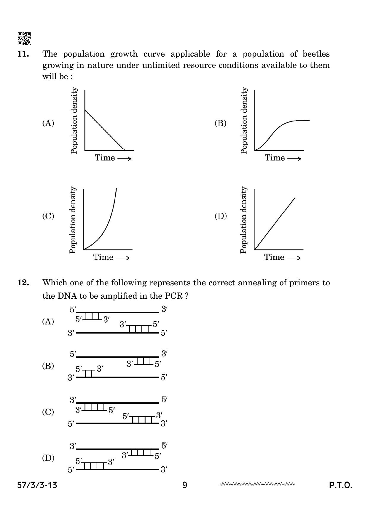 CBSE Class 12 57 3 3 Biology 2024 Question Paper - Page 9