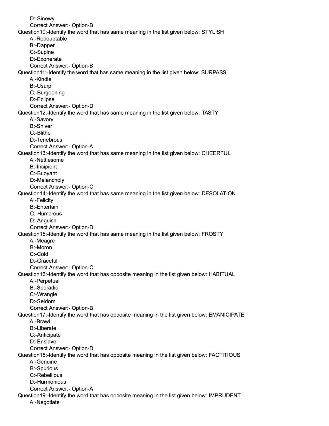 KMAT 2021 Question Papers with Answer key - Page 2