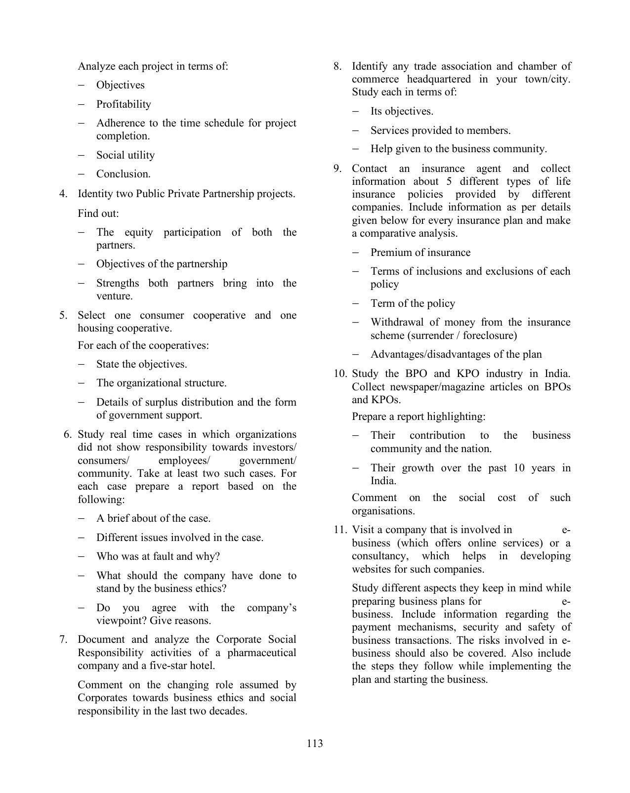 ISC Class XI & XII Commerce Syllabus - Page 4