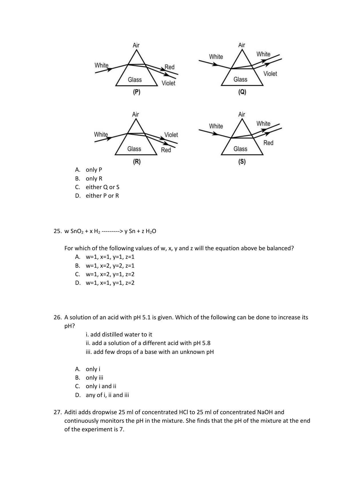 CBSE Class 10 Science Practice Questions 2021-22 - Page 7