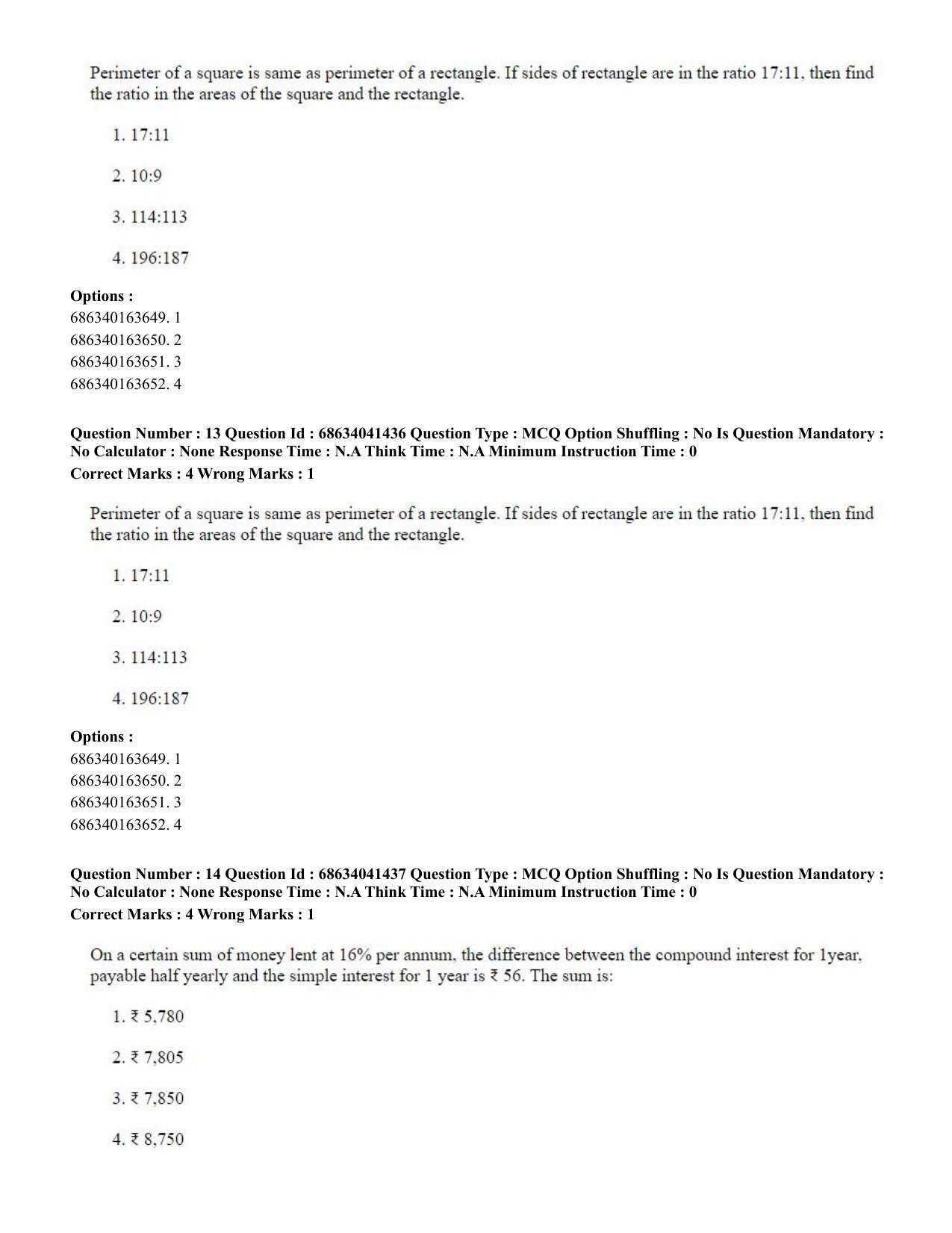 CUET PG 2023: HUQP05 – Dance (Eng) - Shift 3 (30-06-2023) Question Paper - Page 13