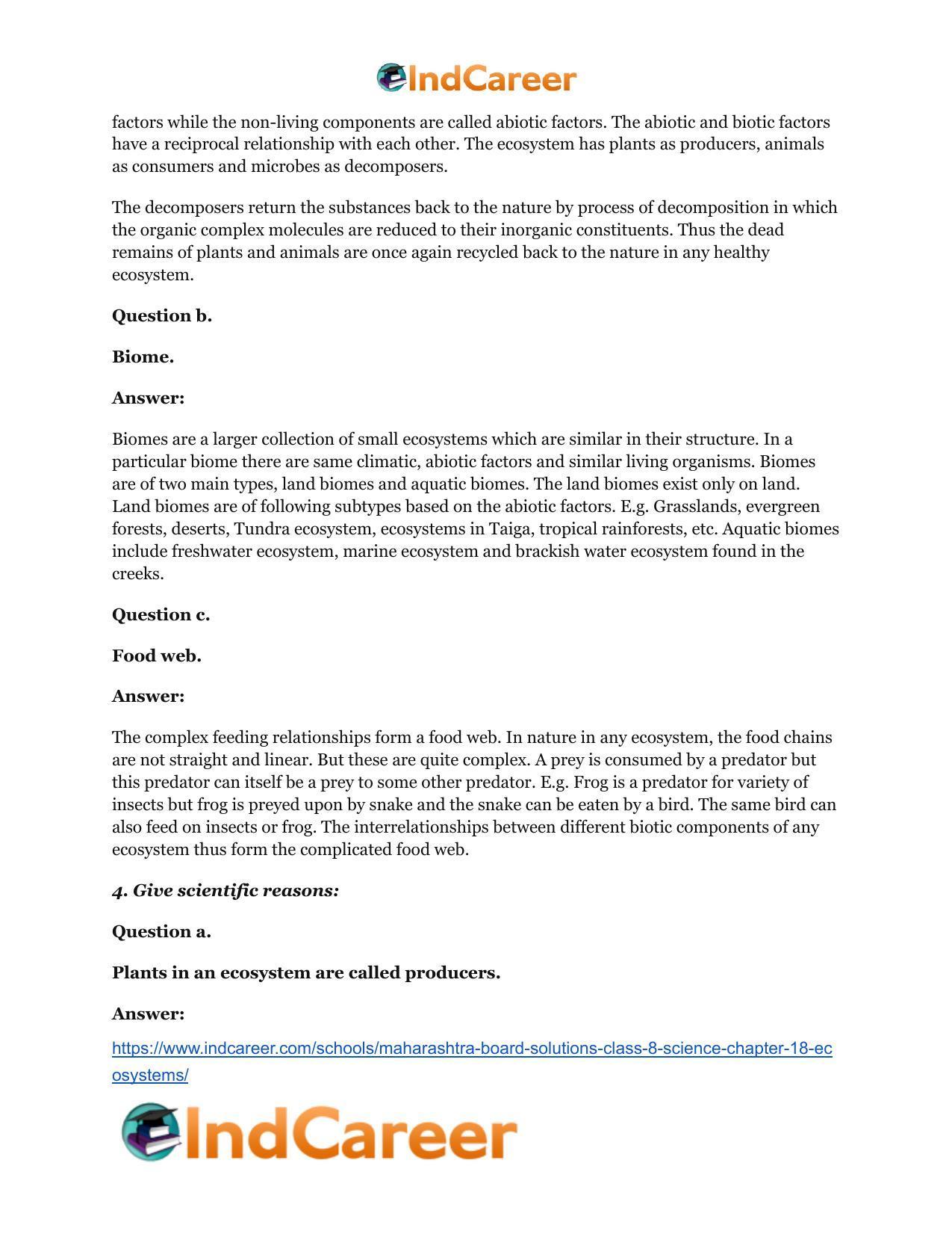 Maharashtra Board Solutions Class 8-Science: Chapter 18- Ecosystems - Page 4