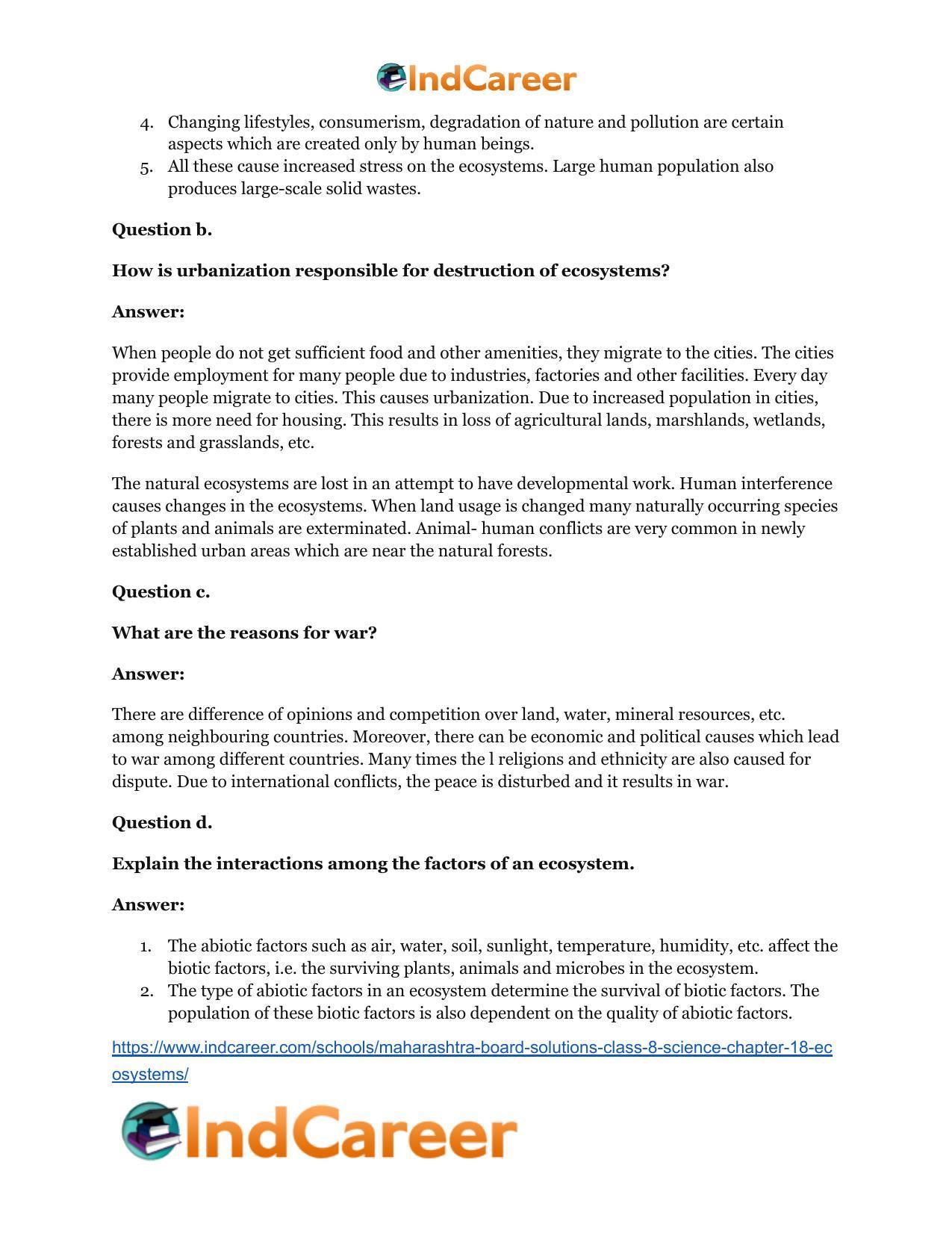 Maharashtra Board Solutions Class 8-Science: Chapter 18- Ecosystems - Page 6