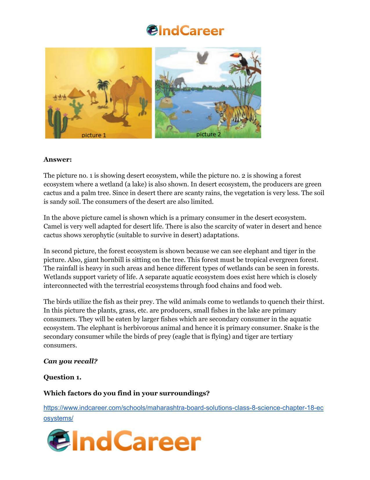 Maharashtra Board Solutions Class 8-Science: Chapter 18- Ecosystems - Page 8