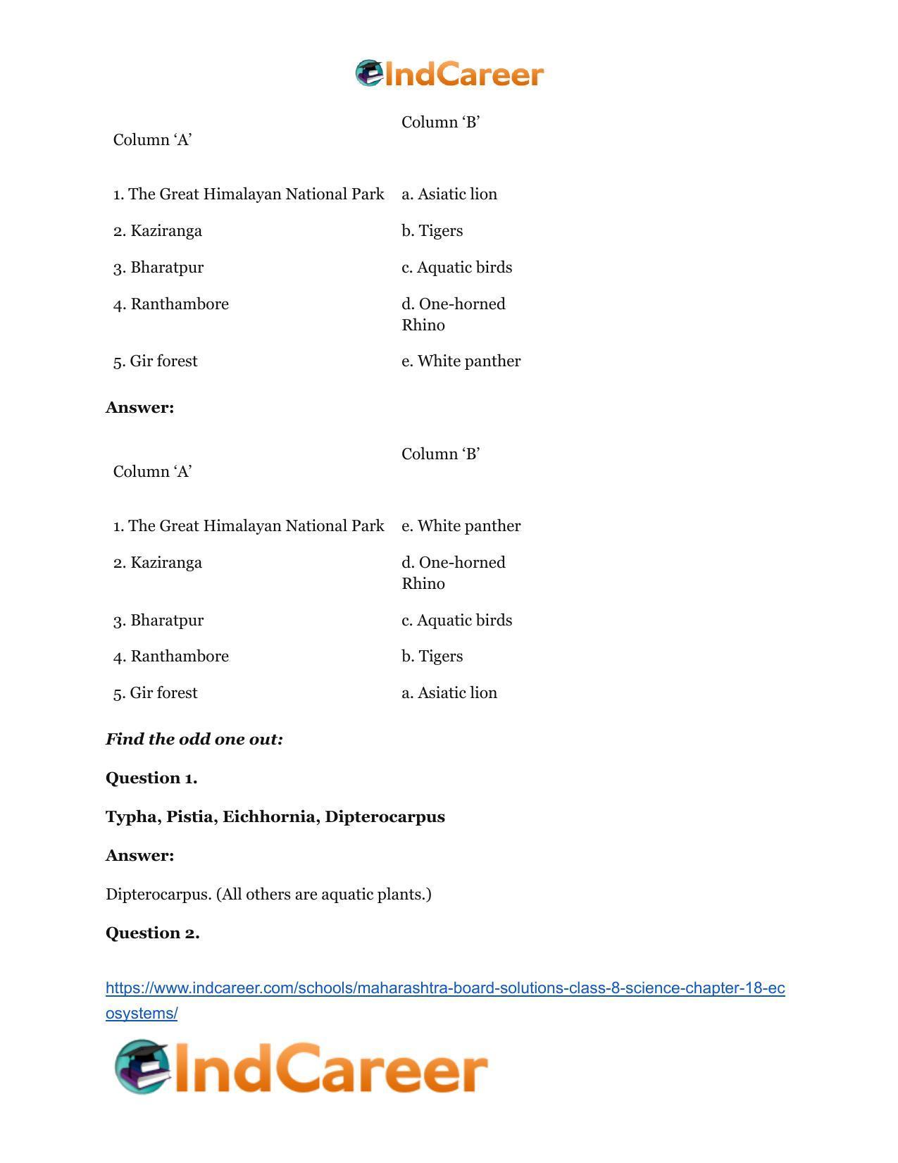 Maharashtra Board Solutions Class 8-Science: Chapter 18- Ecosystems - Page 13