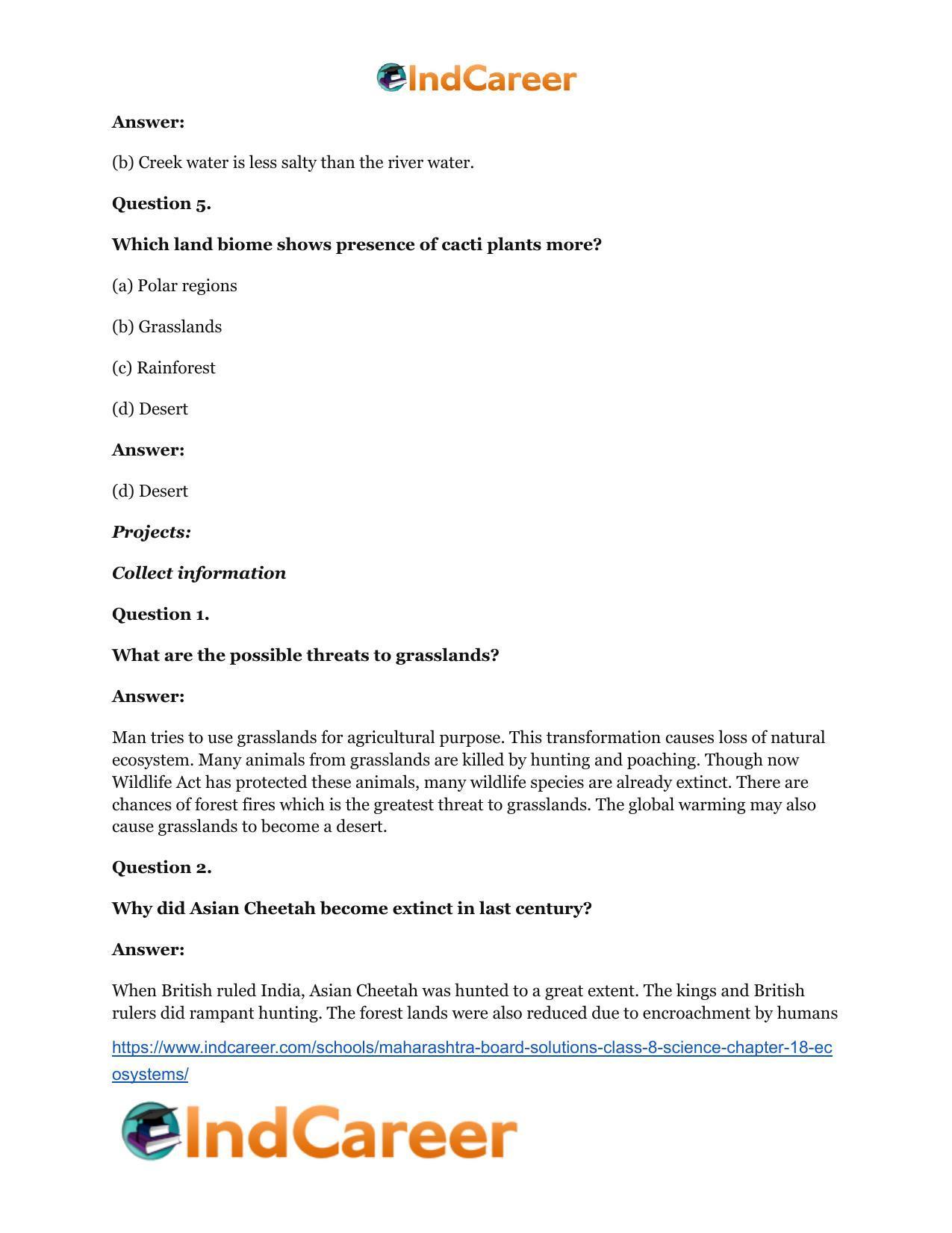 Maharashtra Board Solutions Class 8-Science: Chapter 18- Ecosystems - Page 28