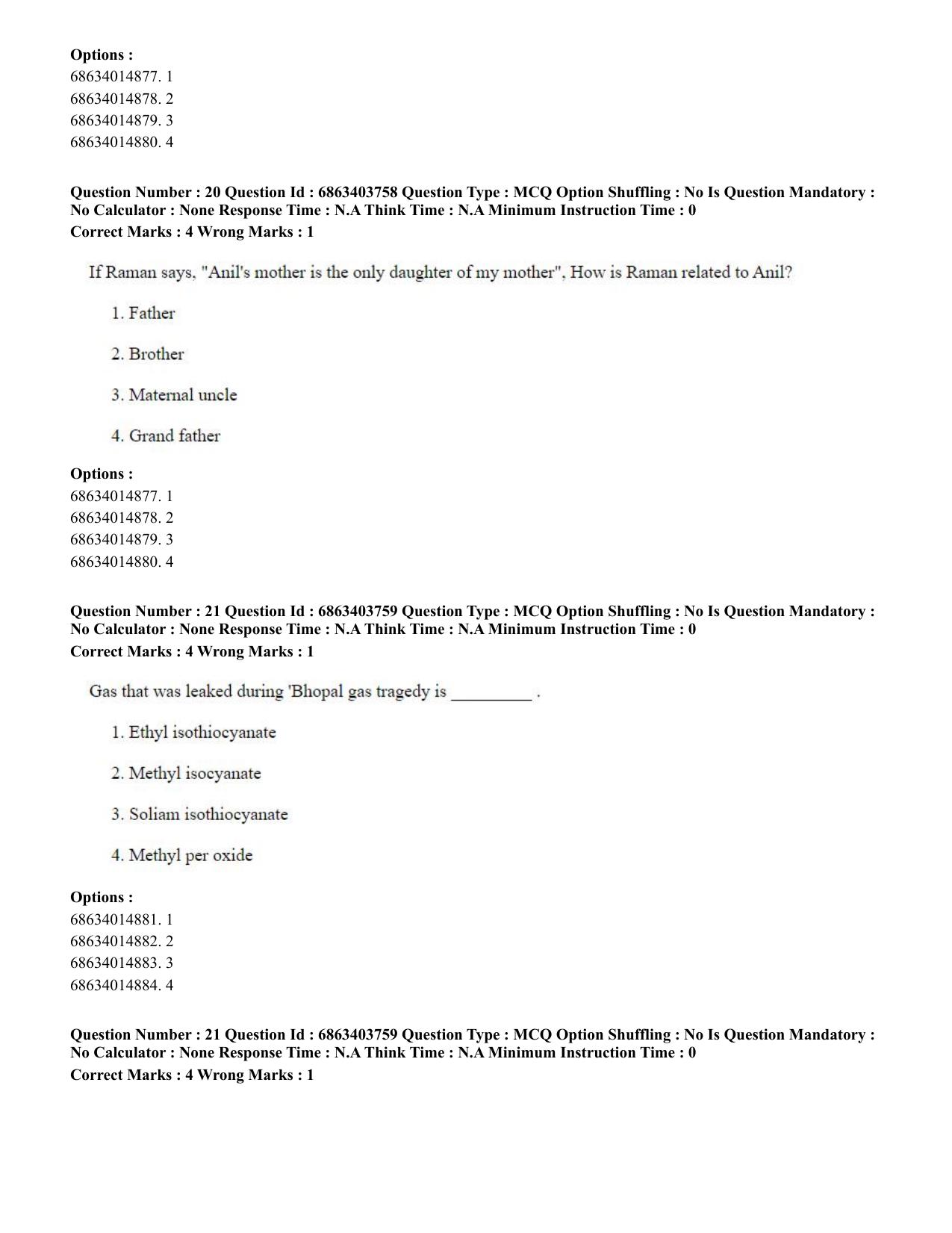 CUET PG 2023: Public Health Eng. Shift 2 (05-06-2023) Question Paper - Page 23