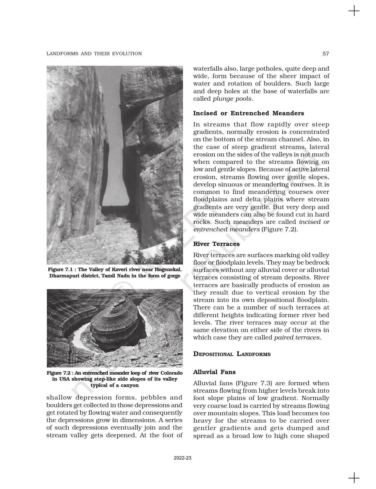 NCERT Book for Class 11 Geography (Part-I) Chapter 7 Landforms and their Evolution - Page 3