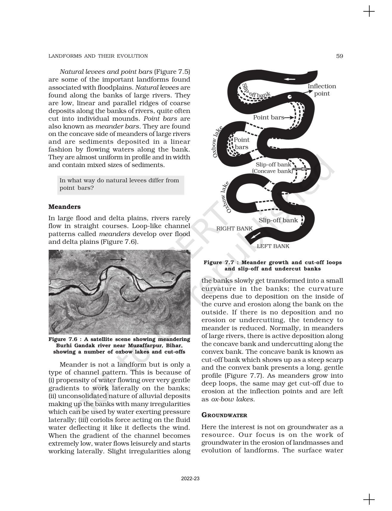 NCERT Book for Class 11 Geography (Part-I) Chapter 7 Landforms and their Evolution - Page 5