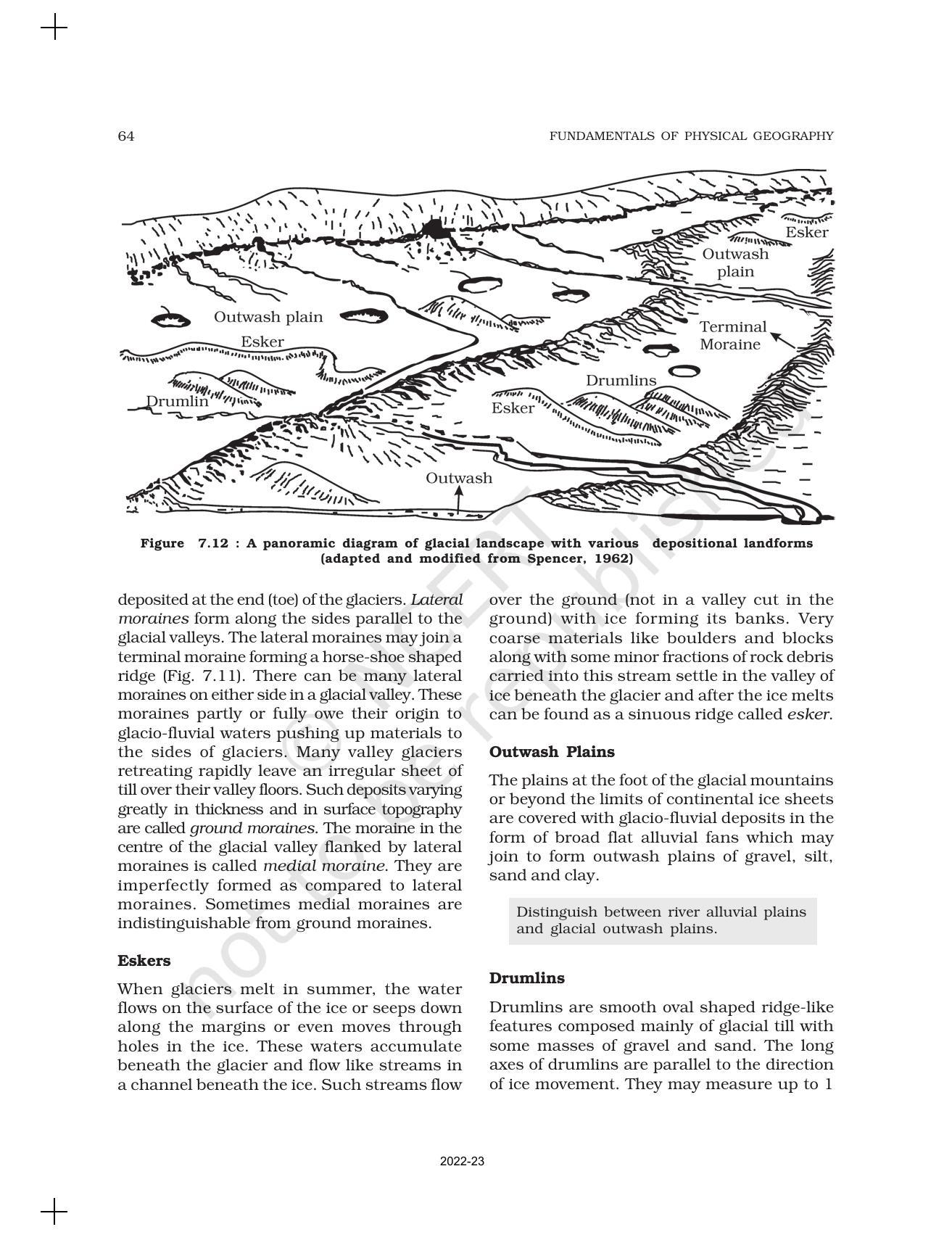 NCERT Book for Class 11 Geography (Part-I) Chapter 7 Landforms and their Evolution - Page 10