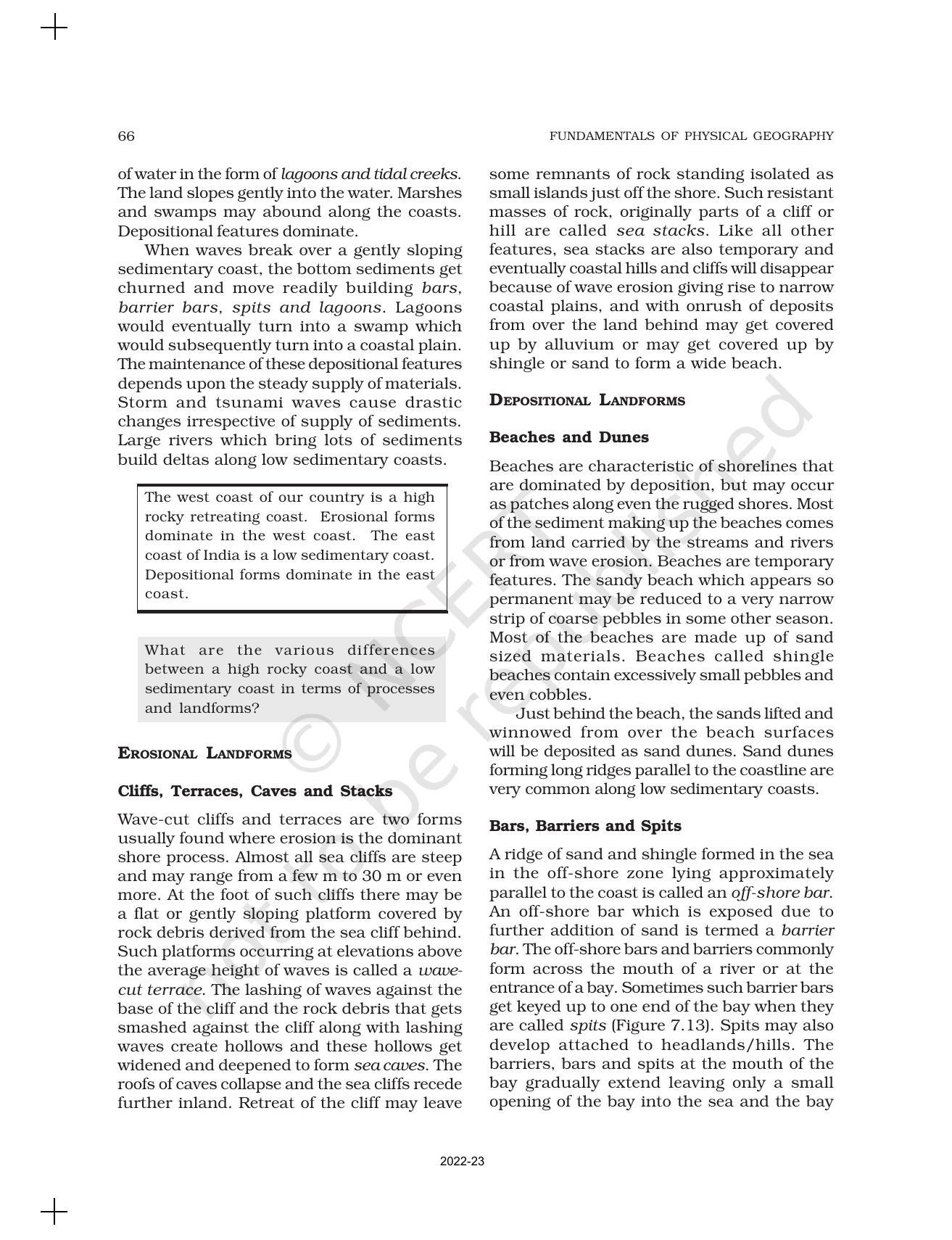 NCERT Book for Class 11 Geography (Part-I) Chapter 7 Landforms and their Evolution - Page 12