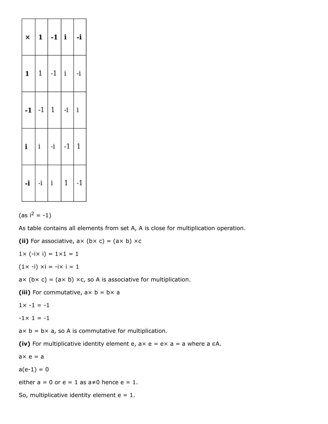 Chapter 3: Binary Operations Solutions: RS Aggarwal Class 12 Solutions  - Page 19