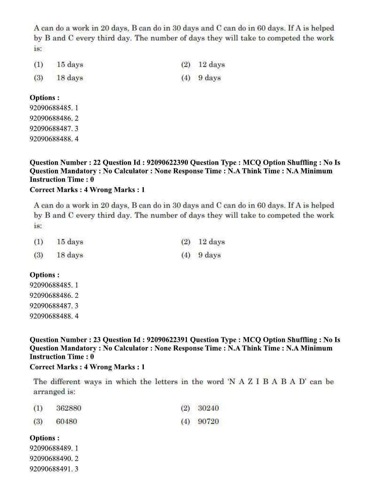 CUET PG 2023: SCQP01 – Agricultural Science Eng-Shift 2 (24-06-2023) Question Paper - Page 22