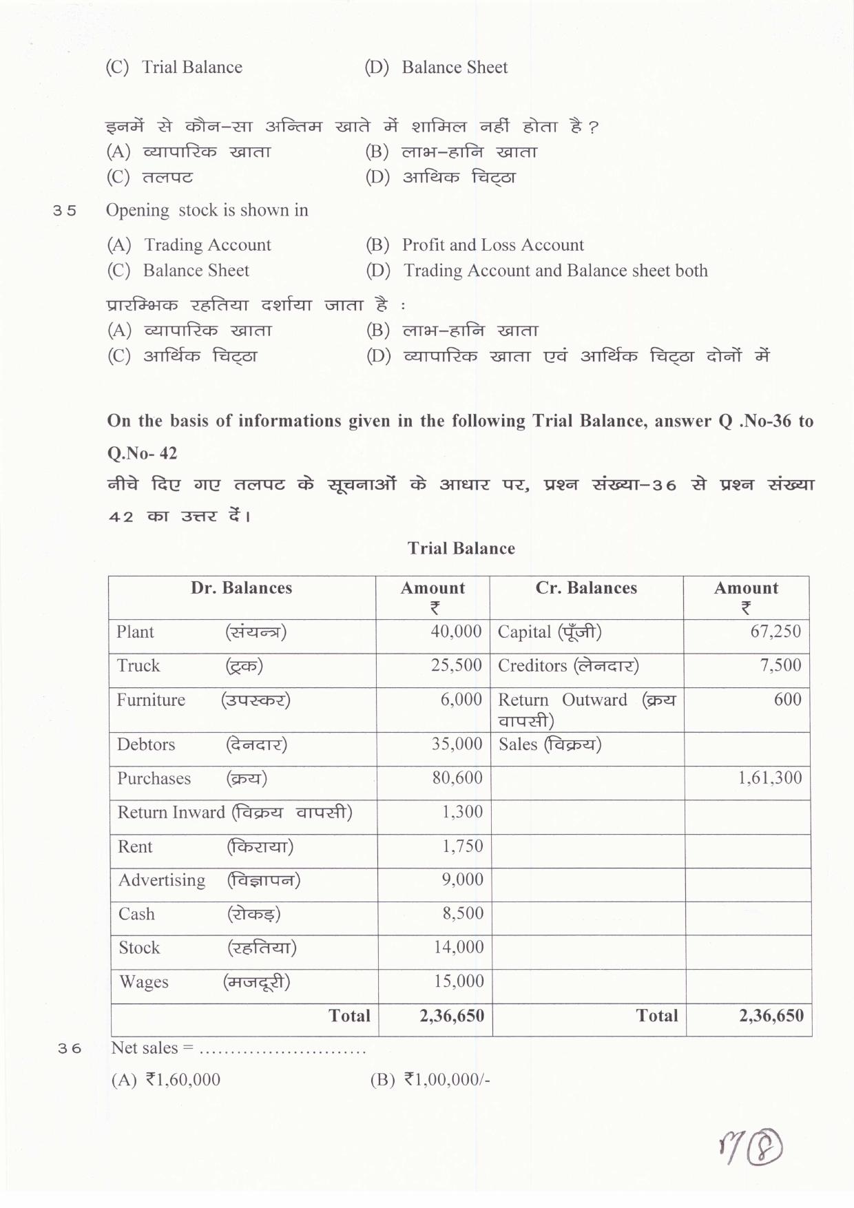 JAC Board Class 11th 2019 ACCOUNTANCY SET-1 Model Paper - Page 8