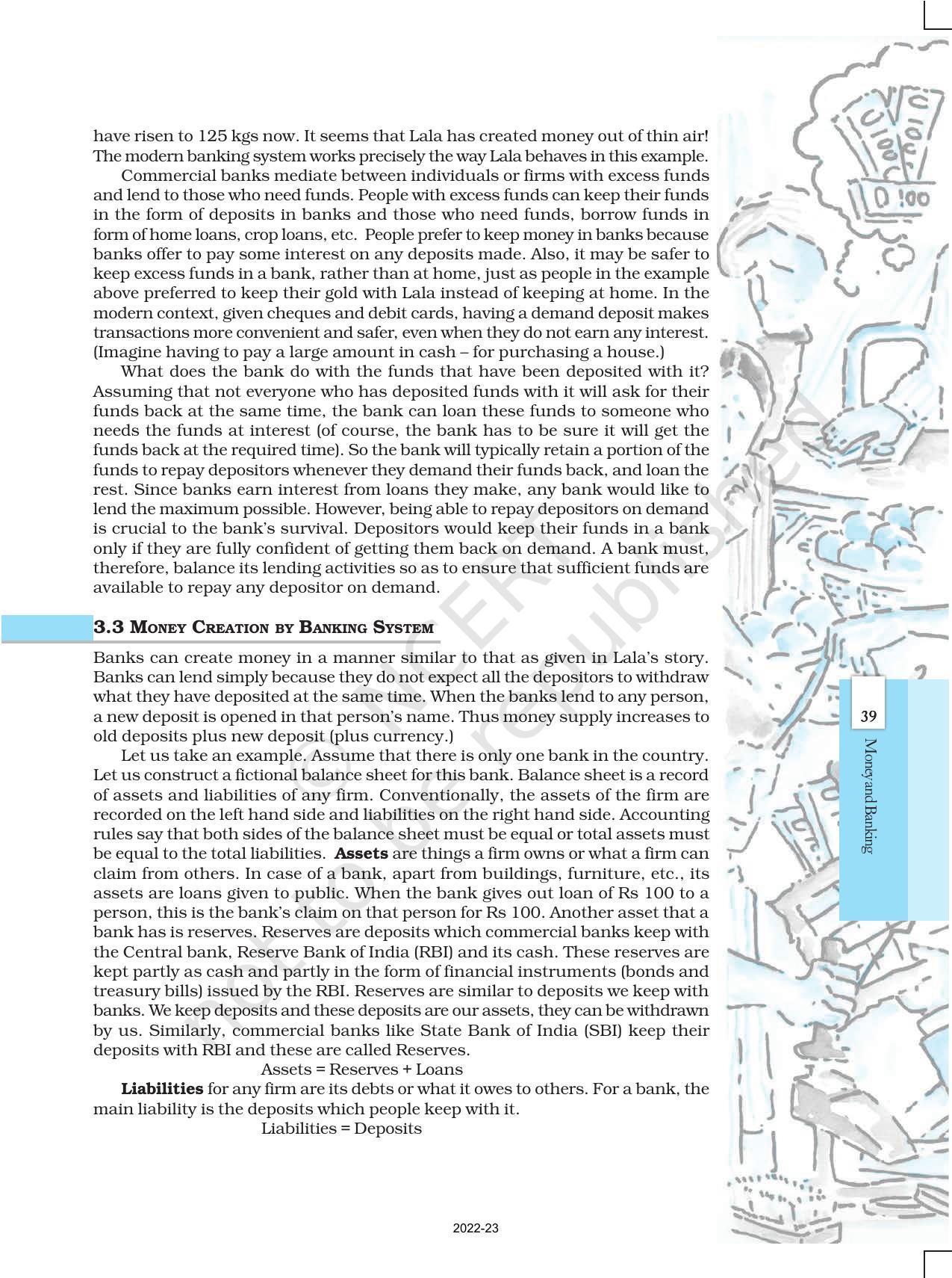 NCERT Book for Class 12 Economics (Macroeconomics) Chapter 3 Money and Banking - Page 4