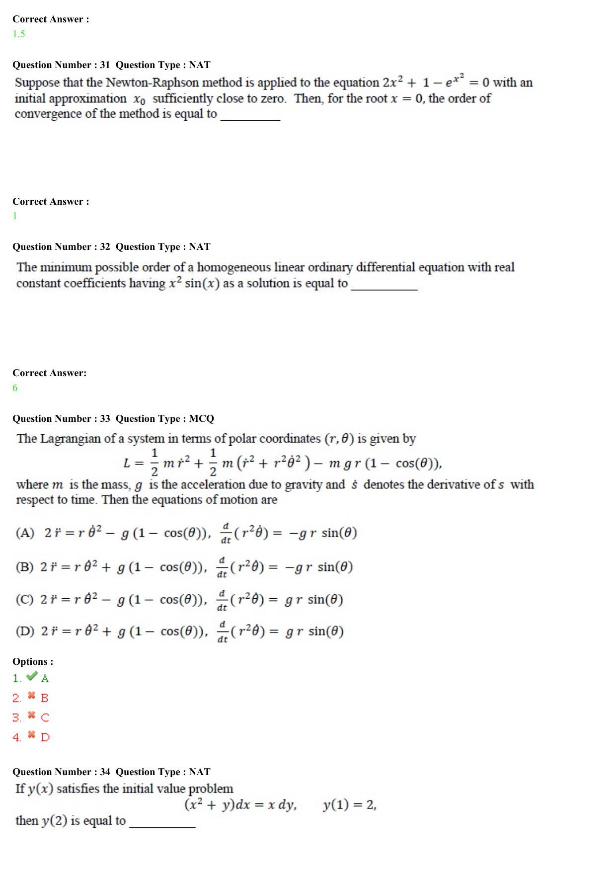 GATE 2015 Mathematics (MA) Question Paper with Answer Key - Page 10