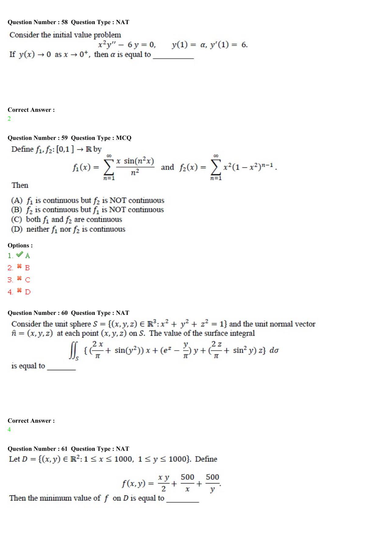 GATE 2015 Mathematics (MA) Question Paper with Answer Key - Page 17