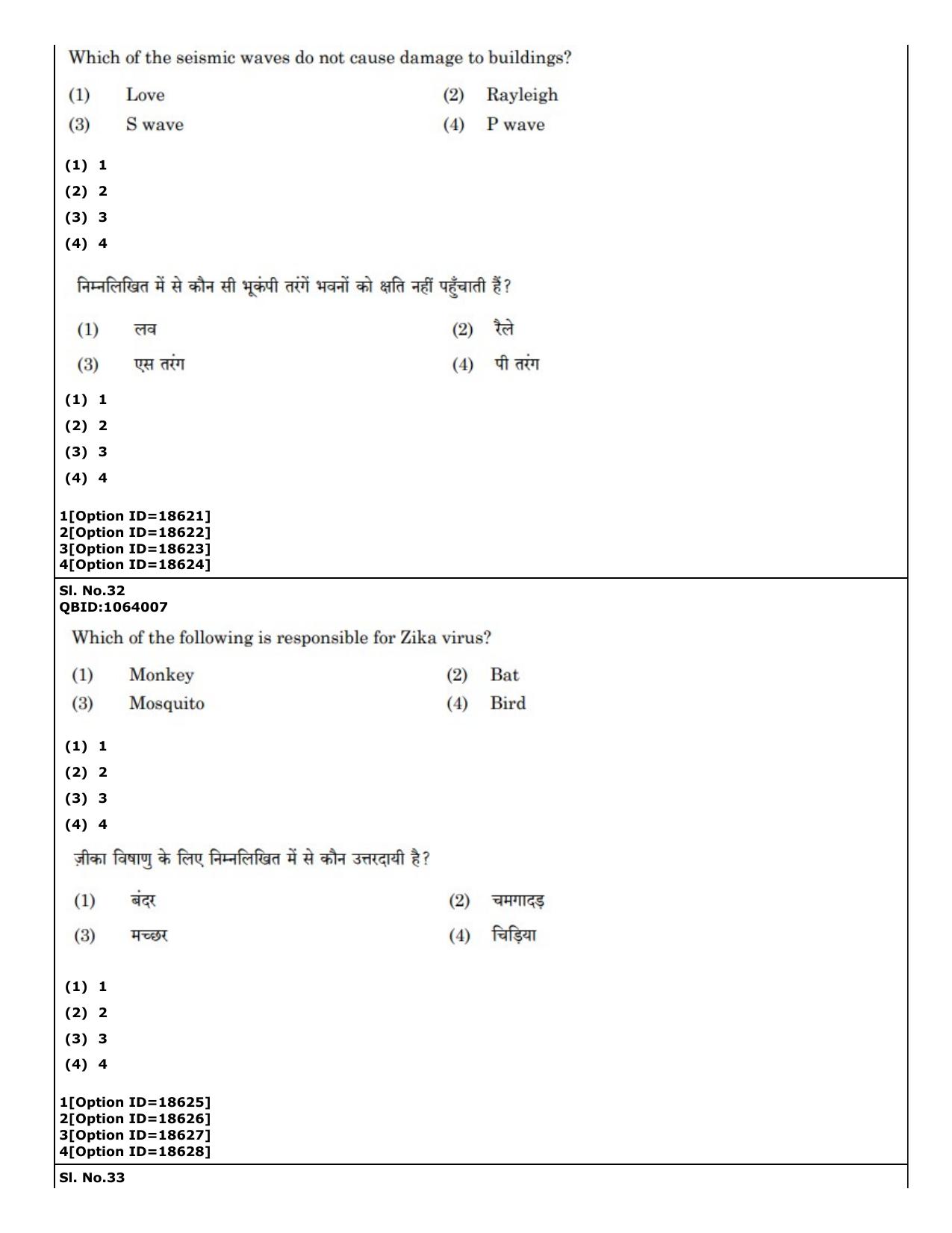 CUET (PG) 2022: PGQP-61 Disaster Studies (07-09-2022) Question Paper - Page 27