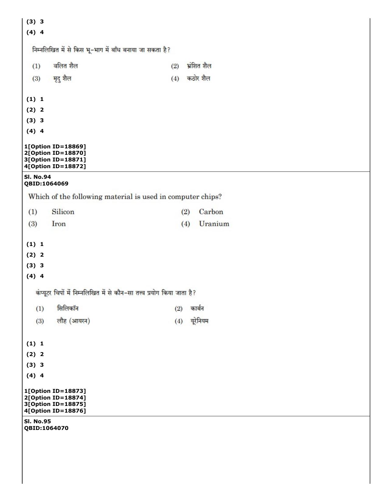 CUET (PG) 2022: PGQP-61 Disaster Studies (07-09-2022) Question Paper - Page 62