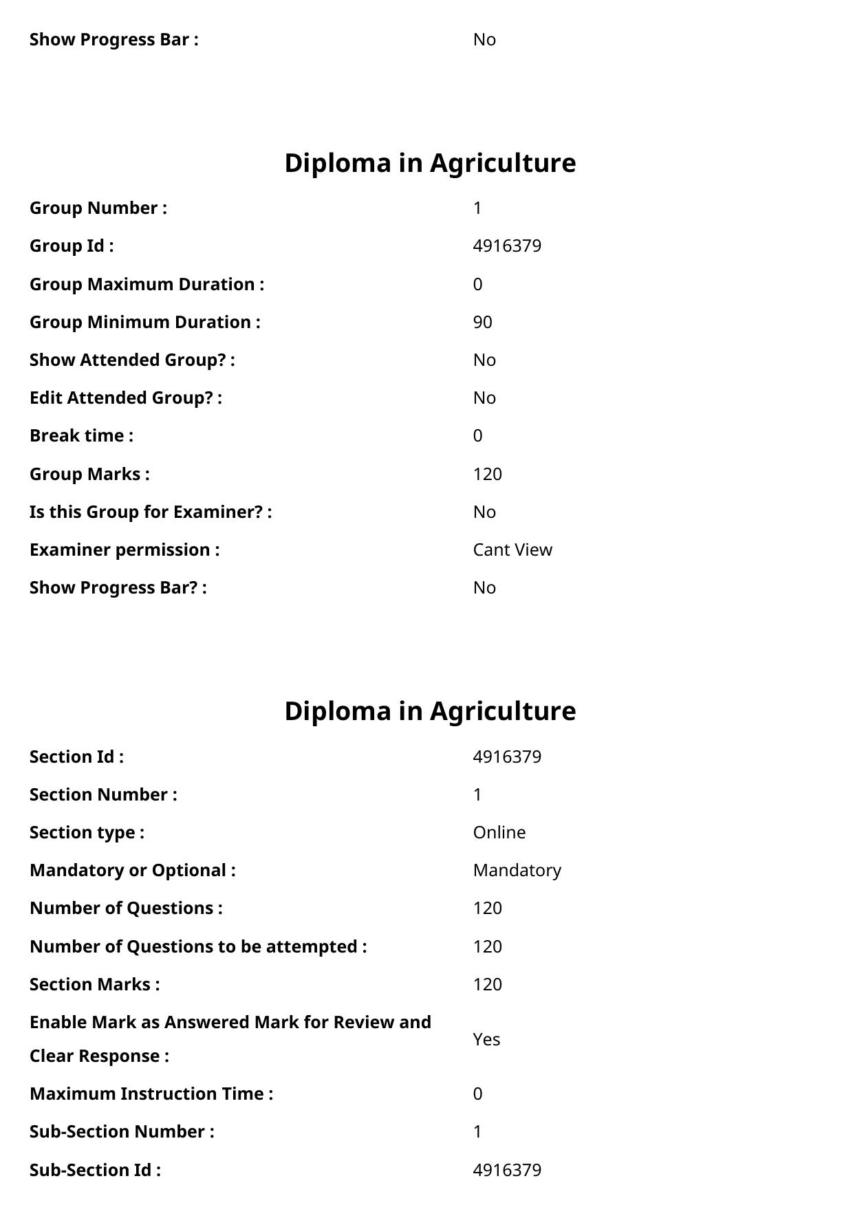 AGRICET 2023 Diploma in Agriculture (DA) Question Paper with Answers - Page 2