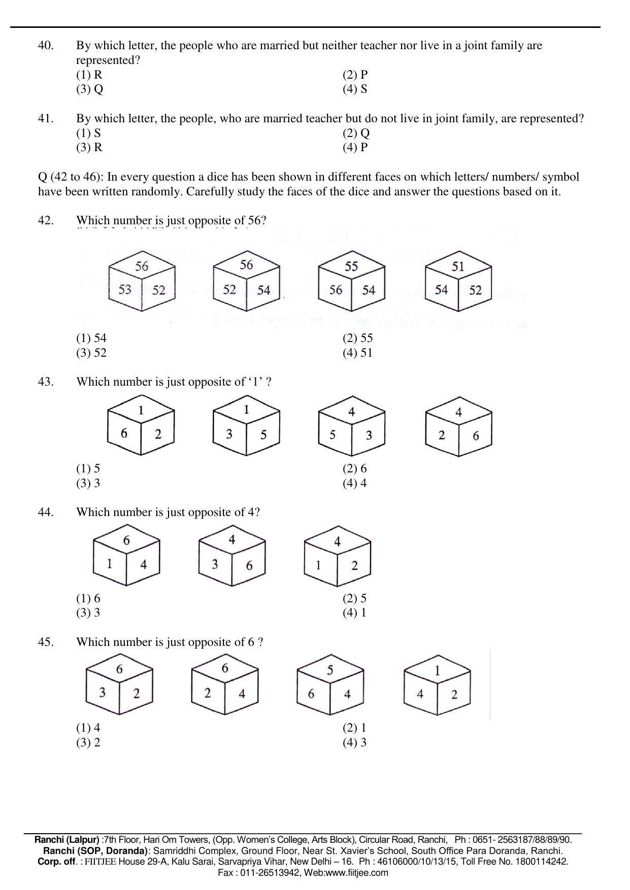 Jharkhand (JAC) NTSE 2016-17 (MAT & SAT) Question Paper - Page 8