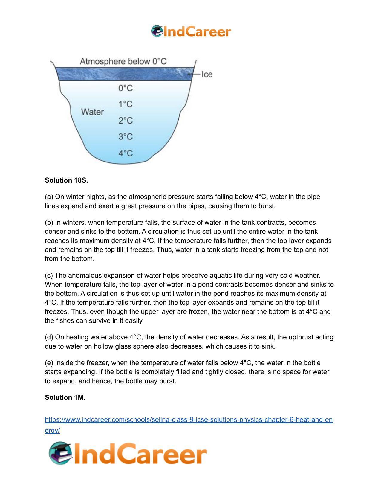 Selina Class 9 ICSE Solutions Physics : Chapter 6- Heat and Energy - Page 7