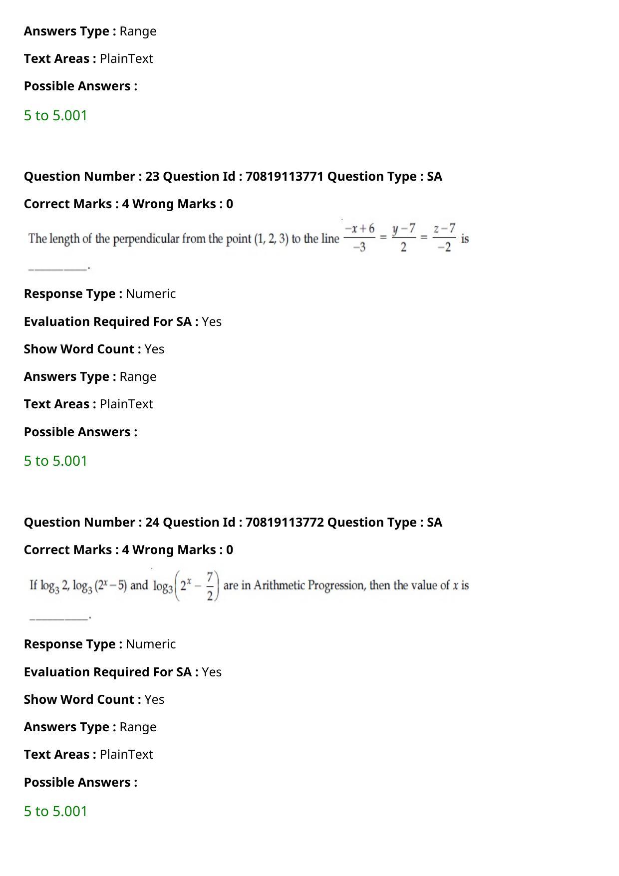 JEE Mains 2021: B Arch & B Planning English (Shift 2) 23-02-2021 Question Paper - Page 14