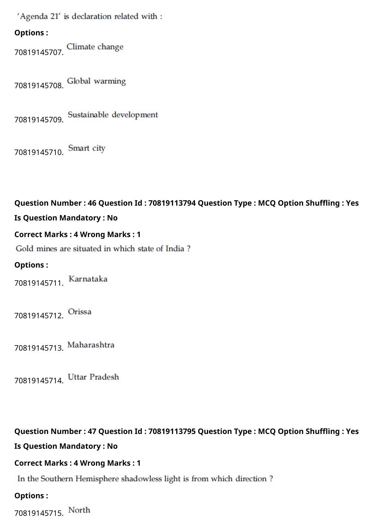 JEE Mains 2021: B Arch & B Planning English (Shift 2) 23-02-2021 Question Paper - Page 27