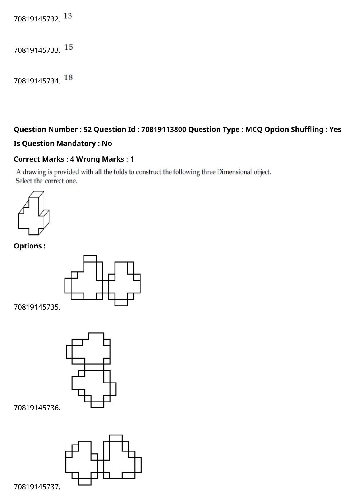 JEE Mains 2021: B Arch & B Planning English (Shift 2) 23-02-2021 Question Paper - Page 30
