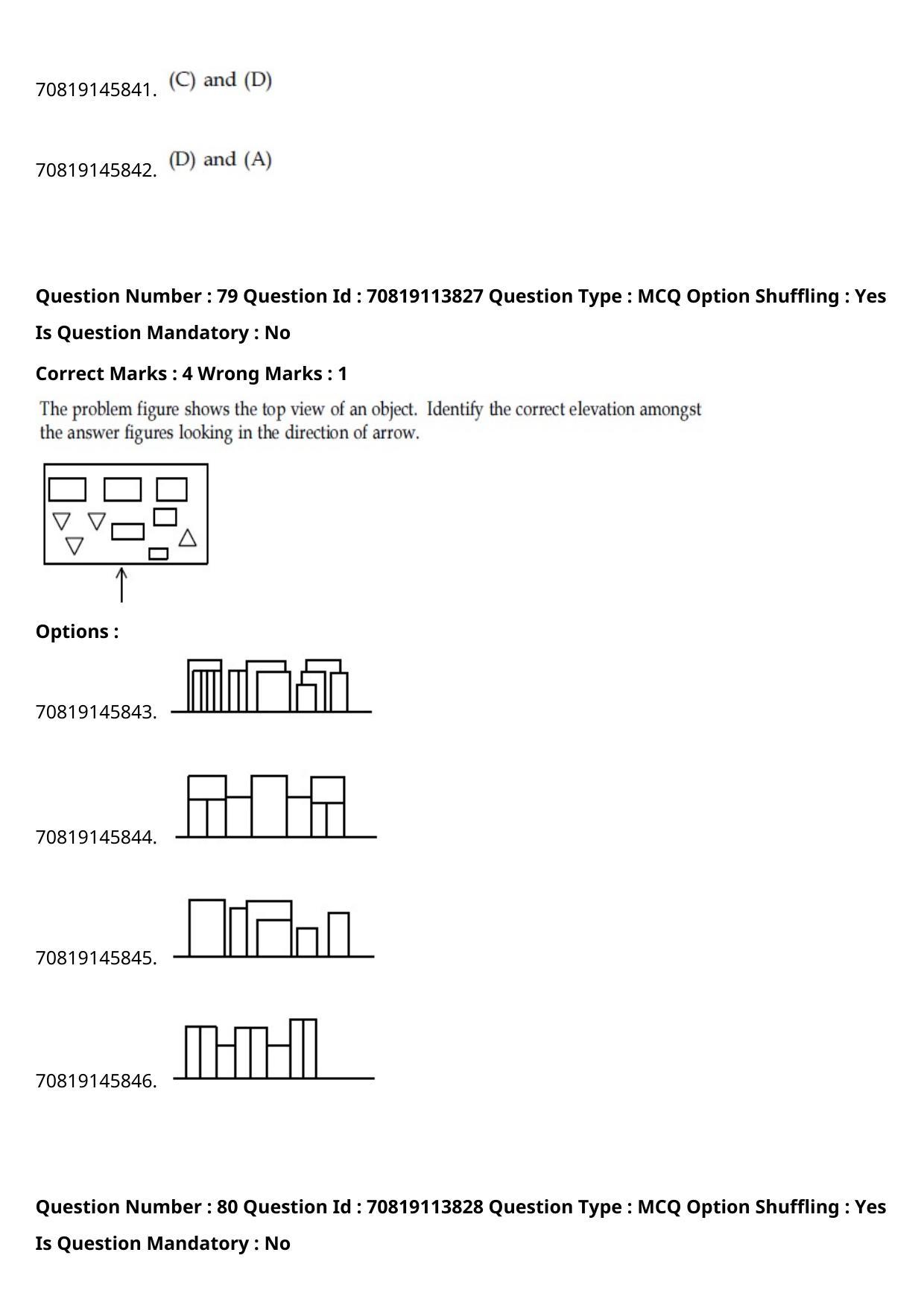 JEE Mains 2021: B Arch & B Planning English (Shift 2) 23-02-2021 Question Paper - Page 56
