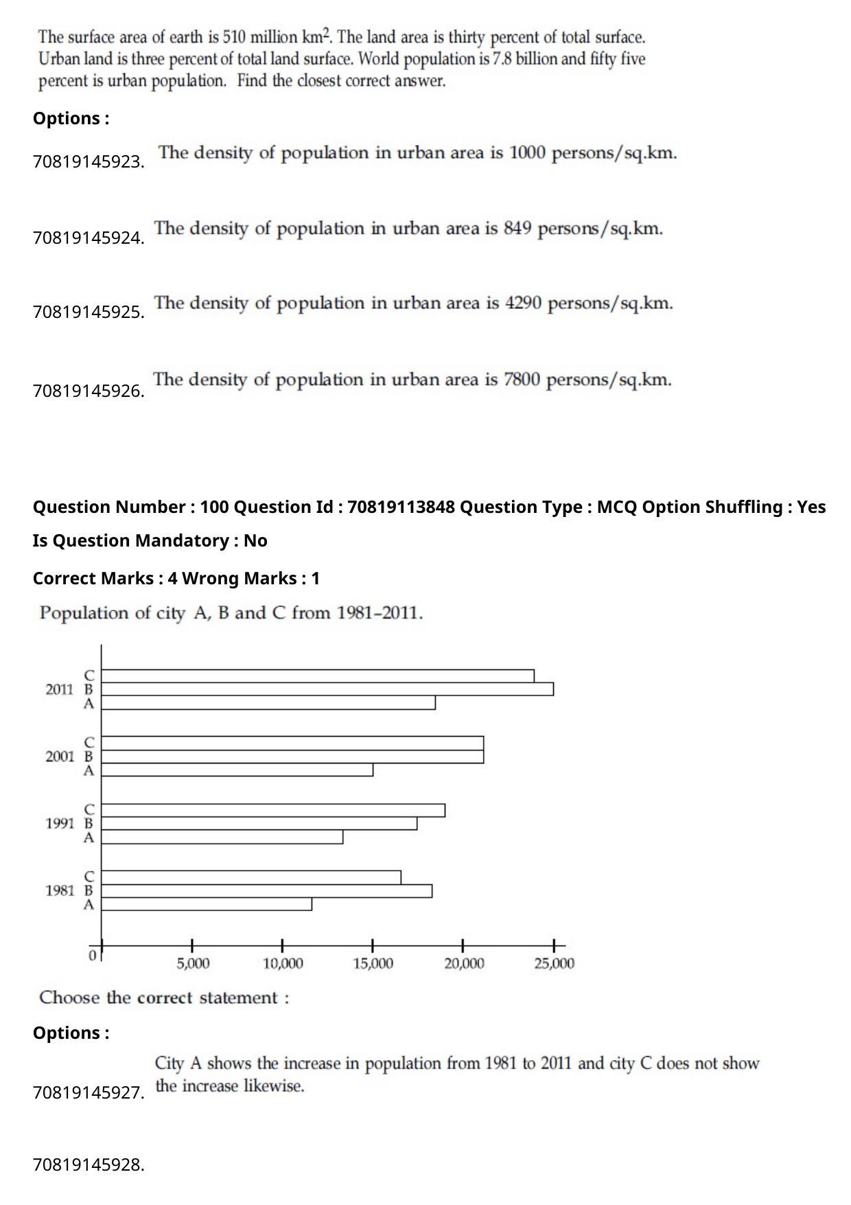 JEE Mains 2021: B Arch & B Planning English (Shift 2) 23-02-2021 Question Paper - Page 69