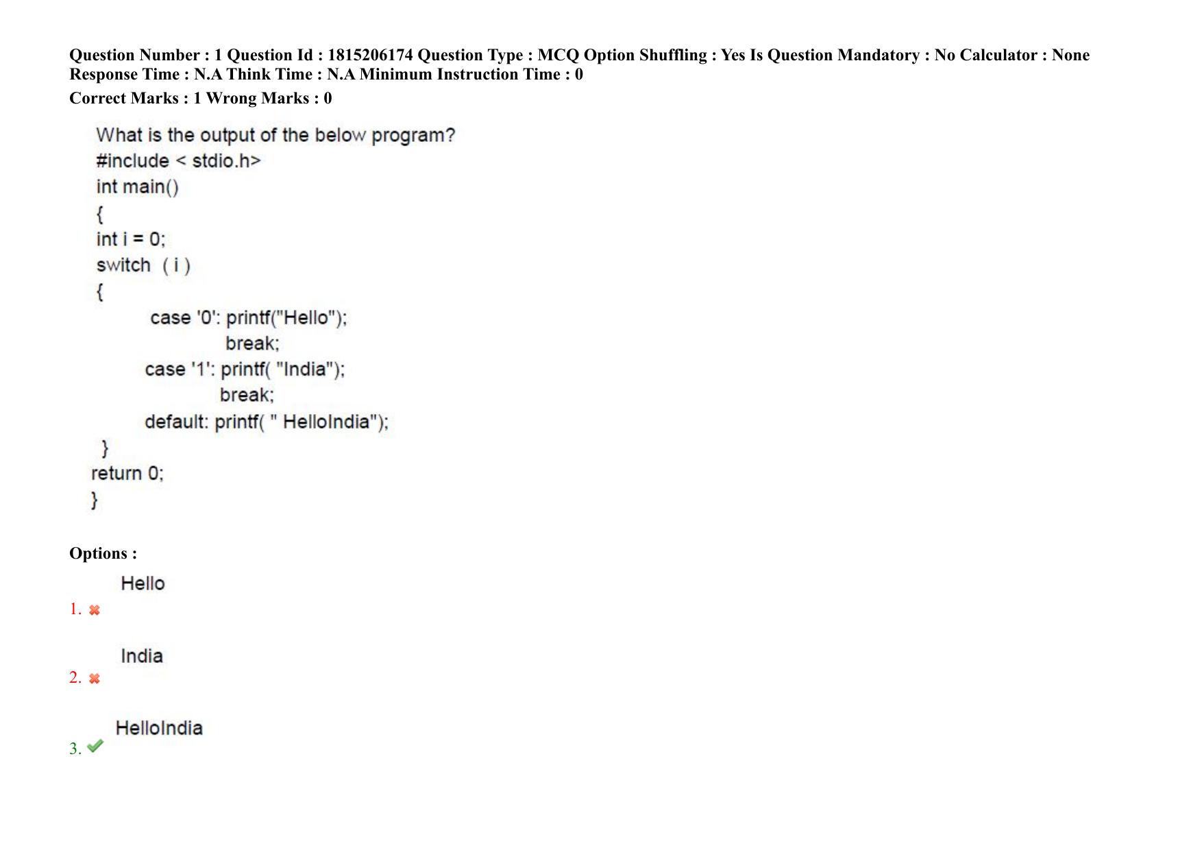 TS CPGET 2023 M Sc Computer Science (Shift 2) Question Paper with Answer Key - Page 3