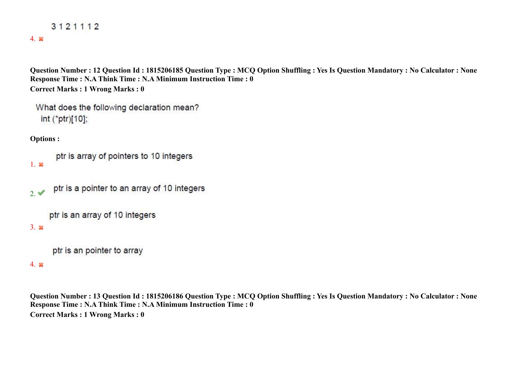 TS CPGET 2023 M Sc Computer Science (Shift 2) Question Paper with Answer Key - Page 13