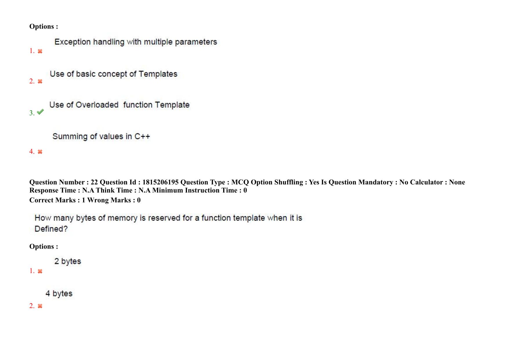 TS CPGET 2023 M Sc Computer Science (Shift 2) Question Paper with Answer Key - Page 25