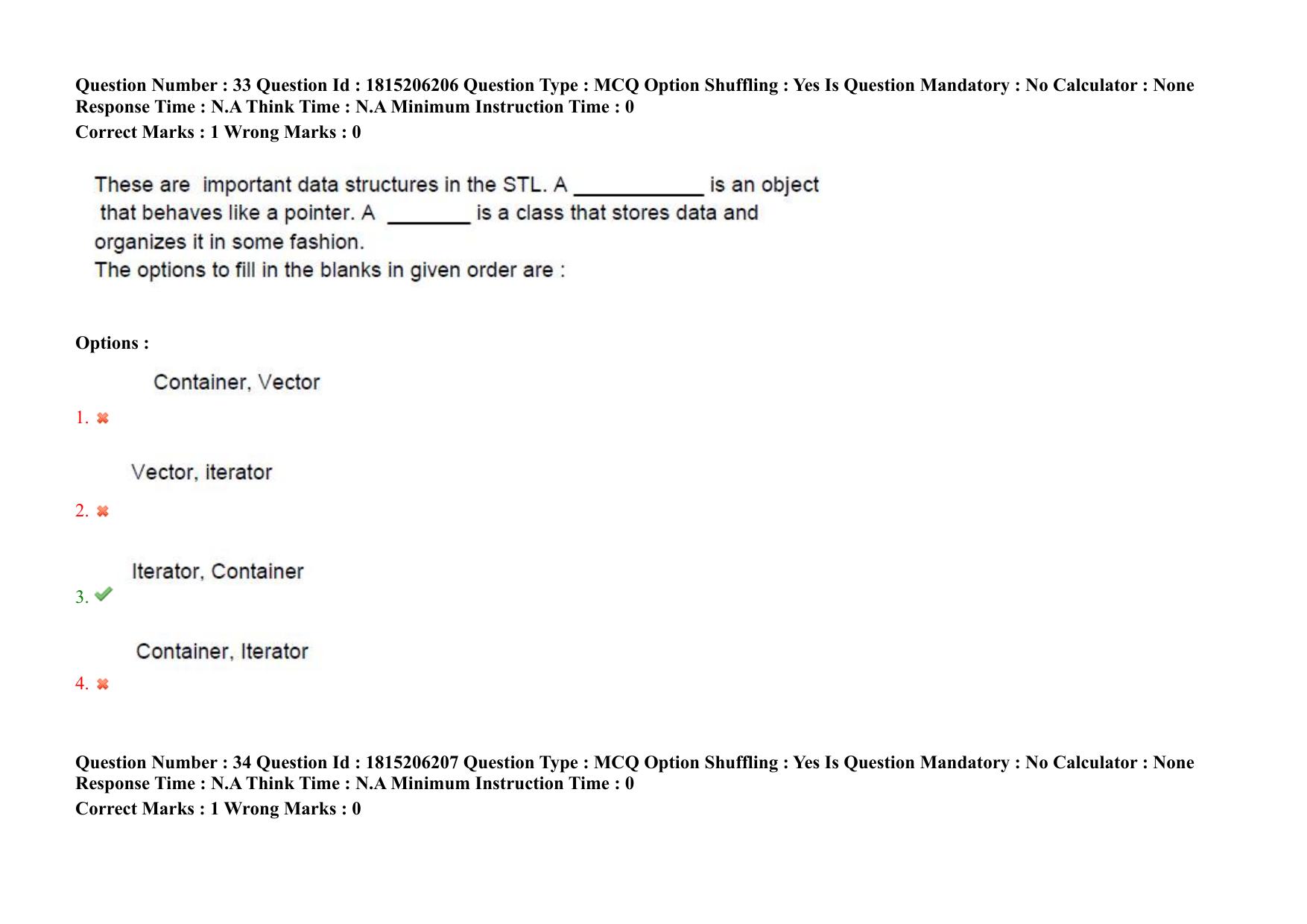 TS CPGET 2023 M Sc Computer Science (Shift 2) Question Paper with Answer Key - Page 35