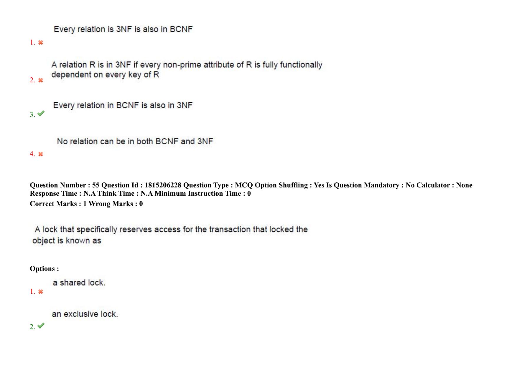 TS CPGET 2023 M Sc Computer Science (Shift 2) Question Paper with Answer Key - Page 51